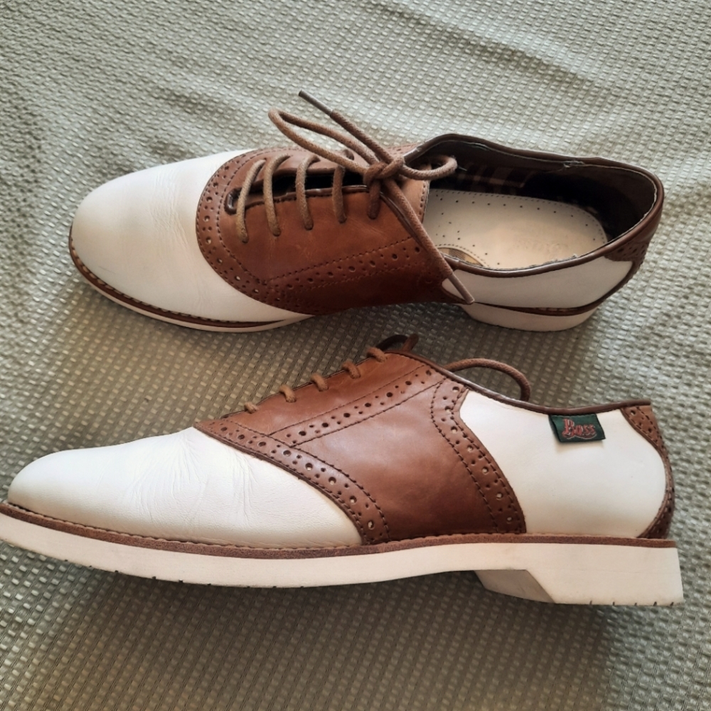 Bass Brown and White Women's Flats